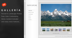 Galleria - Fotografie und Portfolio Thema
