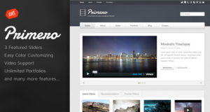 Primero – Video-WordPress-Layout
