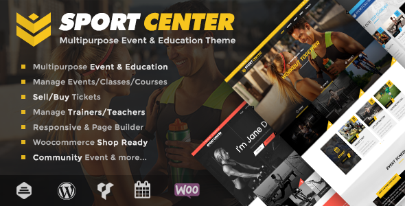 Wordpress Sport Center Thema "title =" WordPress Sport Center Thema