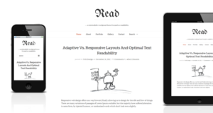 Lesen Sie WP – Responsive Minimalist WordPress Blog Template