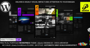 Practica Portfolio - Anspruchsvolles WordPress Template