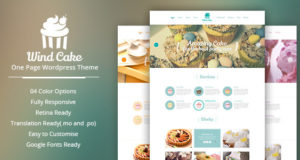 WindCake – OnePage WordPress Vorlage