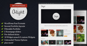 Alight – WordPress Portfolio