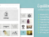 Equilibrium: Saubere und moderne WP-Portfolio-Thema
