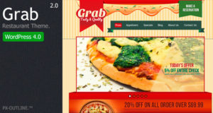 Grab Restaurant - WordPress Vorlage