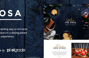 ROSA – Ein exquisites Restaurant WordPress Vorlage