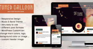 Tuned Balloon – Musik-WordPress-Vorlage