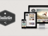 Responsives Tumblog-WordPress-Vorlage des Bulletins