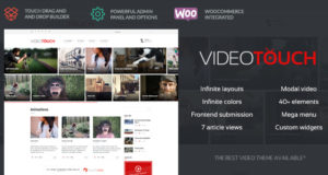 VideoTouch – Video WordPress Vorlage
