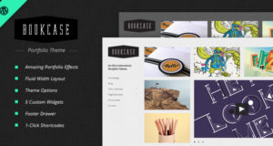 Bücherregal – WordPress Portfolio Vorlage