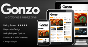 Gonzo - Sauberes, responsives WP-Magazin