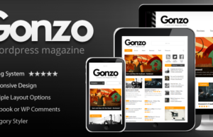 Gonzo – Sauberes, responsives WP-Magazin