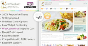 Restaurant - Responsive WooCommerce Vorlage