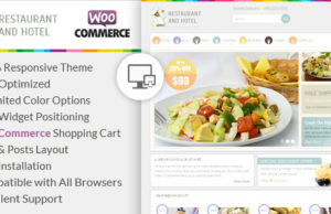 Restaurant – Responsive WooCommerce Vorlage