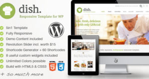 Dish Restaurant Mehrzweck-WordPress-Template