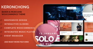 Keronchong - Band, Musik und Event WooCommerce Template