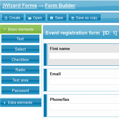 jWizard Formulare - WordPress Form Creator