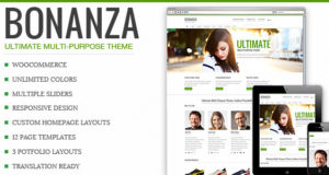 Bonanza - Responsive Mehrzweck WordPress Vorlage