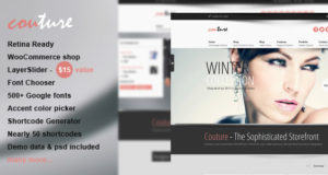 Couture WordPress WooCommerce Layout
