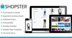 Shopster - Retina Responsives WooCommerce Template