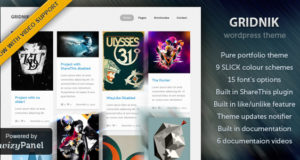 Gridnik - Elite Portfolio WordPress Vorlage