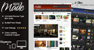 Gemacht – Responsive Review / Magazin Template