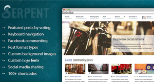 Schlange – Responsive Social Network Layout