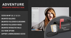 Abenteuer - Eine einzigartige Fotografie WordPress Vorlage