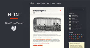 Float - Responsives Blog-Thema