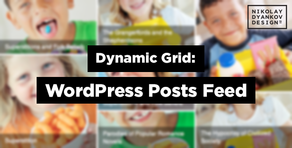 Dynamisches Gitter: WordPress Posts Feed Slider