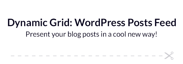 Dynamisches Gitter: WordPress Posts Feed Slider