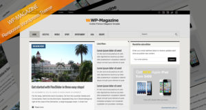 WP-Magazin responsive WordPress Vorlage