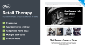 Einzelhandelstherapie - Mehrzweck eCommerce Vorlage