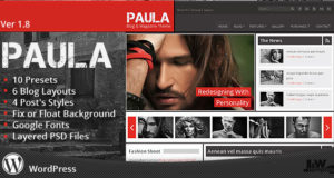 Paula - Blog & Magazin WordPress Layout