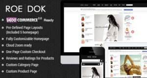 WooCommerce WordPress Template - RoeDok