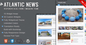 Atlantic News - Responsiver WordPress Magazin Blog