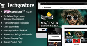 WooCommerce WordPress Vorlage - TechGoStore