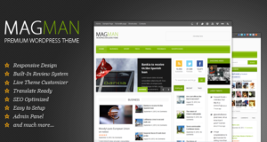 MagMan Magazin - Nachrichten Magazin Vorlage