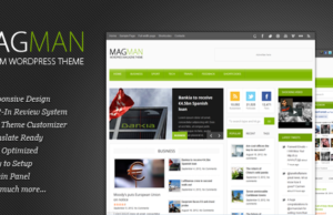 MagMan Magazin – Nachrichten Magazin Vorlage