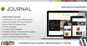 WP Journal Responsives WordPress Vorlage