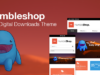 Humbleshop - Minimal einfache digitale Downloads Template