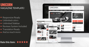 Einhorn – Clean und Responsive Magazin Layout