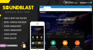 SoundBlast – Musikband WordPress Vorlage