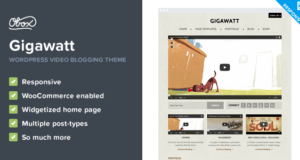 Gigawatt – WordPress-Videothema