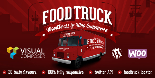 Essen Truck & Restaurant 20 Arten – WP Template
