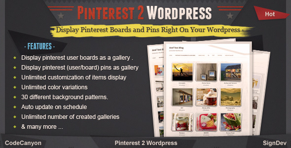 Pinterest zum WordPress-Plugin