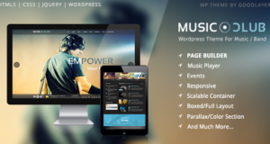 Musik Club – Musik / Band / Club / Party WordPress Layout