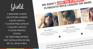 Ertrag – Creative WordPress Layout