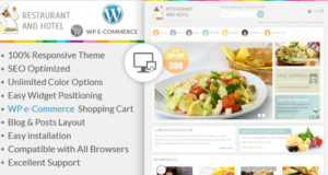 Restaurant - WordPress E-Commerce-Thema