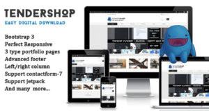 Responsive Easy Digital Downloads Template für